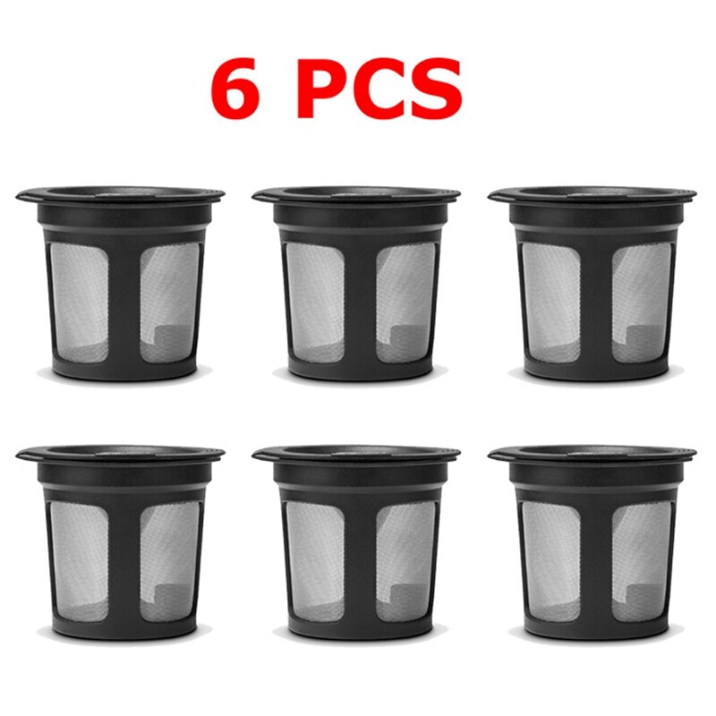 Dosette de filtre à café k-cup rechargeable réutilisable de 6 pièces pour cafetière Keurig K50 & K55