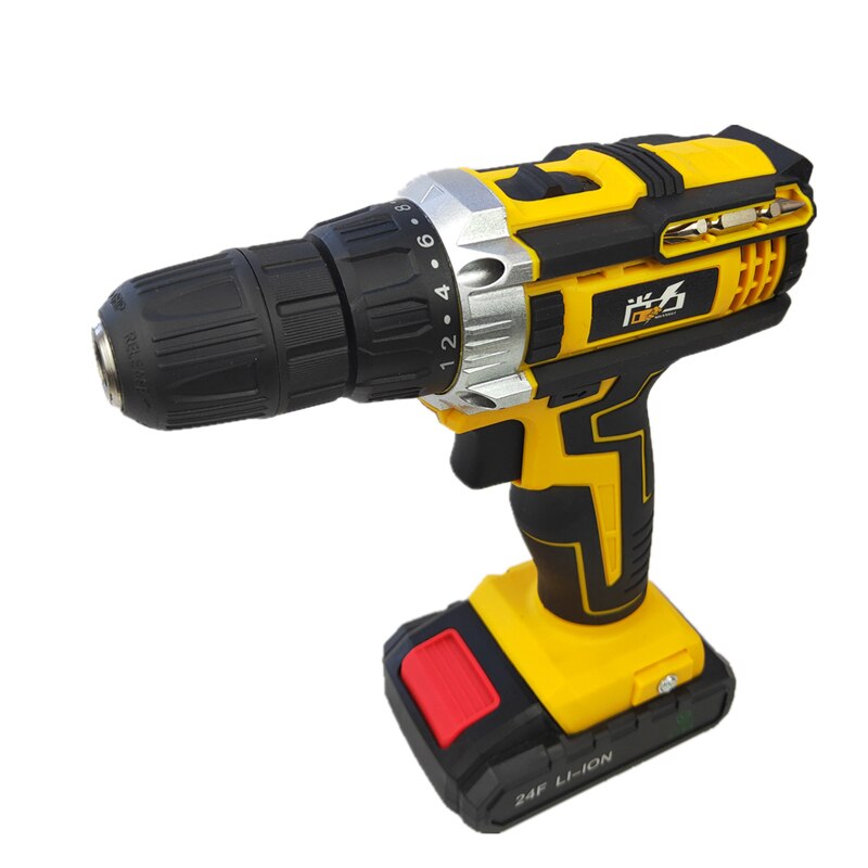 Electric Screwdriver Cordless Drill Rechargeable Lithium Battery Mini Wireless Power Driver Power Tools 24 Volt