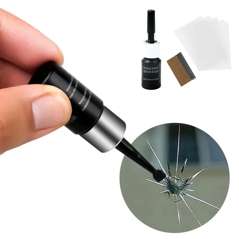 Quick-Fix Nano-reparatieset voor auto- en camper-windschermen, scheurkit en lijm voor glasonderhoud amagi