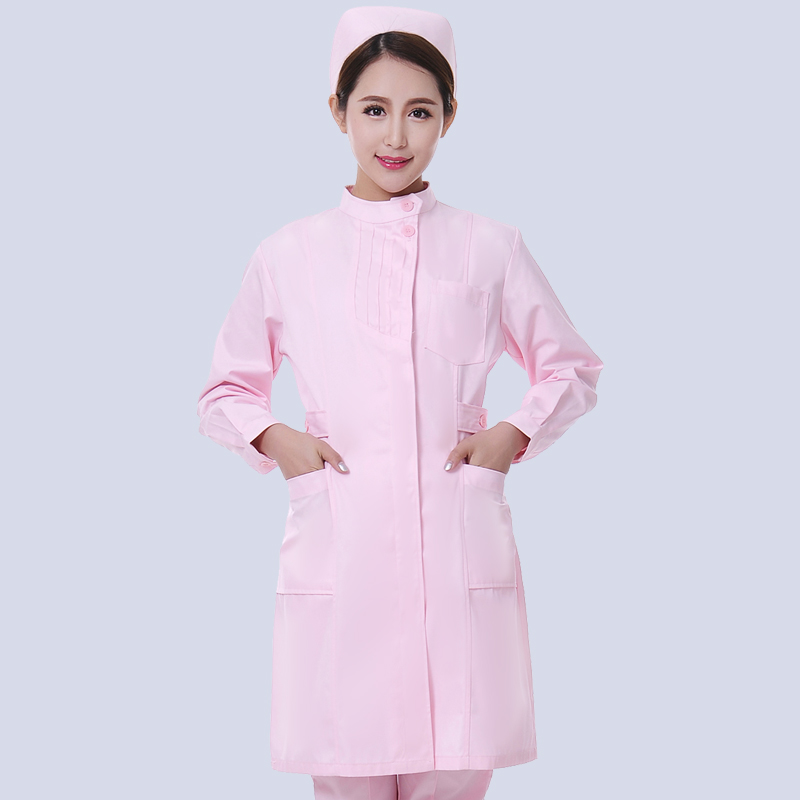 Enfermera verano ropa de trabajo de manga corta cuello redondo invierno de manga larga Hospital Médico farmacia belleza salón uniformes bata de laboratorio
