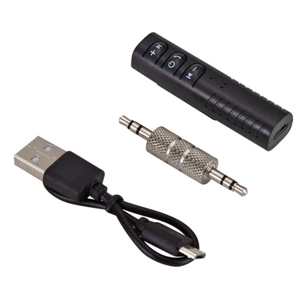 Handsfree Bluetooth Car Kit Auto 3.5mm Jack Aux Bluetooth Wireless Music MP3 Audio Adapter Receiver For Headphone: Default Title
