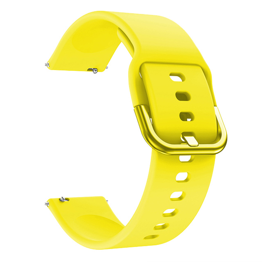 Pour Redmi montre 3 Bracelet actif sport Silicone Bracelet de remplacement Correa pour Xiaomi Redmi montre 3 Lite Bracelet actif: YELLOW / 12mm