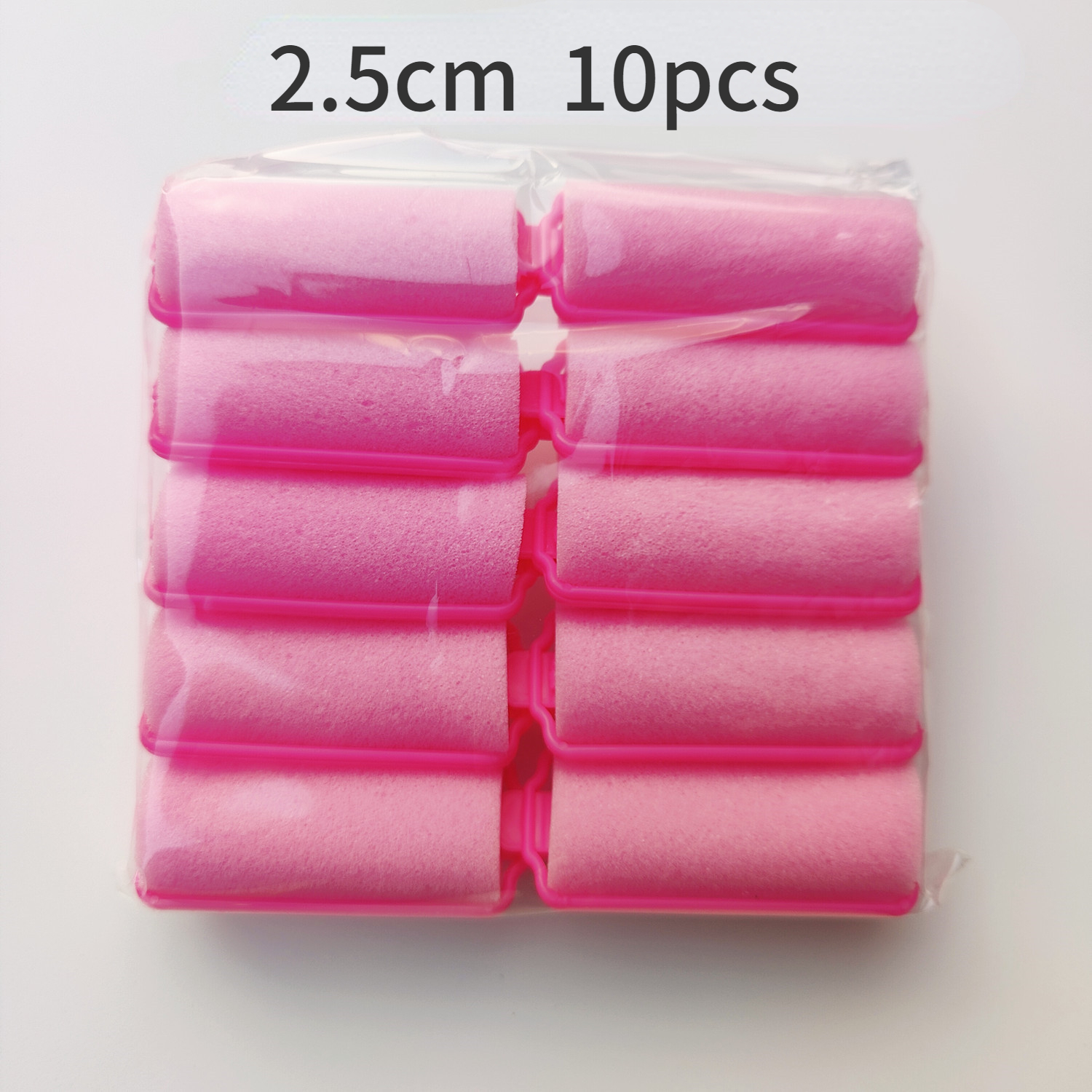 6-14 Uds esponja mágica rulos de pelo de espuma estilo rizadores sin calor cojín salón DIY herramienta rizador de peluquero mujeres no daña el cabello 6 tamaños: Rojo