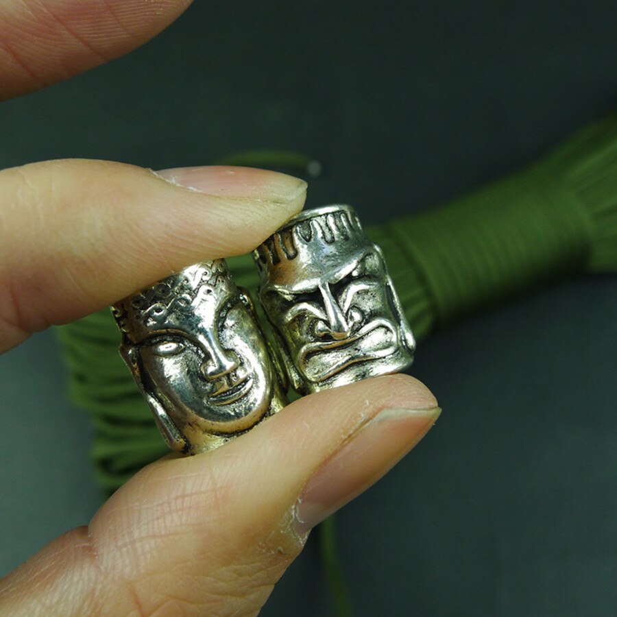 Danuland Paracord Lanyard Set - 3 Stück Mit Schädel & Kreuz Anhänger