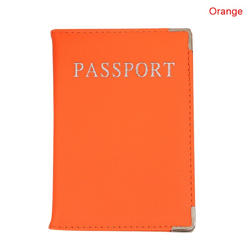Casual PU Leather Passport Covers Travel Accessories Men Women Passport Business Holder wallet Case ID Bank Credit Card Bag