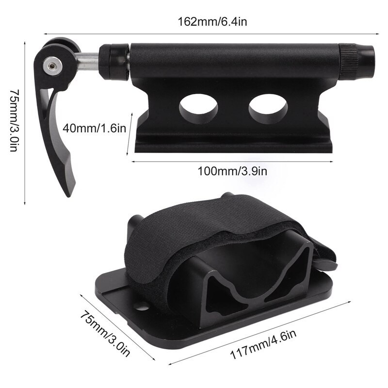 AU05 -Car Luggage Rack Quick Release Bracket Roof Bicycle Fixing Bracket Front Fork Quick Release Fixing Clip Roof Rack