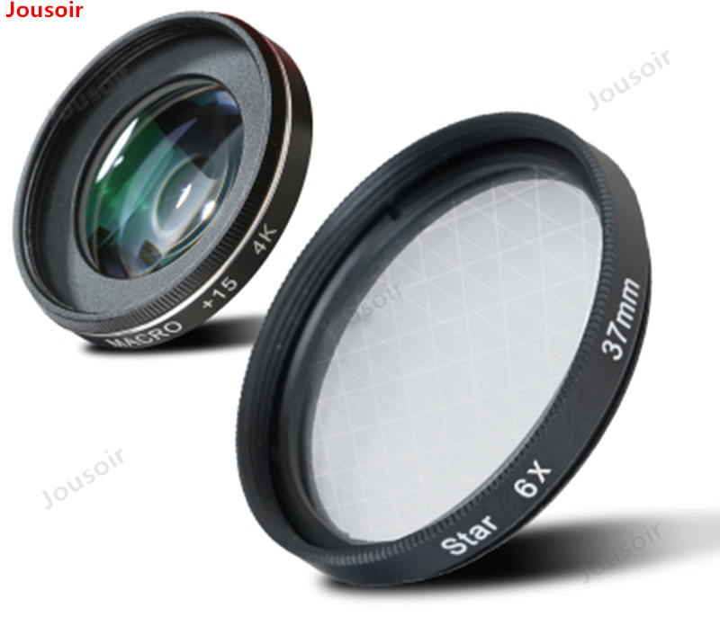 37Mm Lens Mobiele Telefoon Starlight Spiegel 6 Lijn Sieraden Diamond Telefoon Camera Filter Lens Voor Mobiele Telefoon Filter Fotografie lens