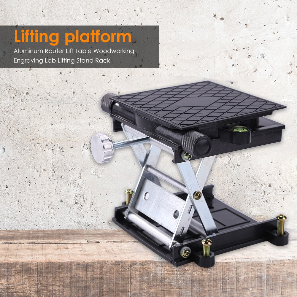 Multi-purpose Router Lift Table Woodworking Engraving Lifting Stand Woodworking Tools Lab Experiment Lifting Platform