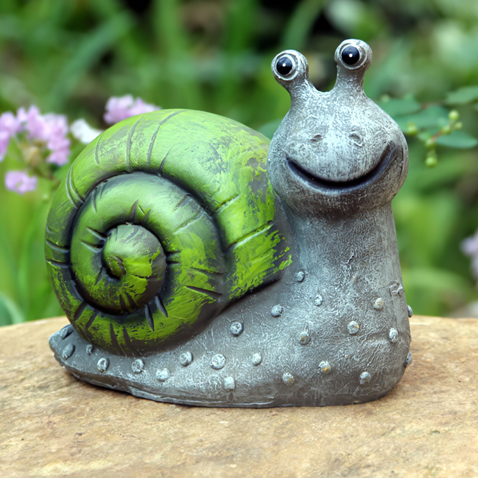 LED Regendicht Solar- Energie Garten Licht Lampe Nette Schnecke-Geformt Solar- Rasen Licht angetrieben Harz Rasen Balkon Ebene Statue licht