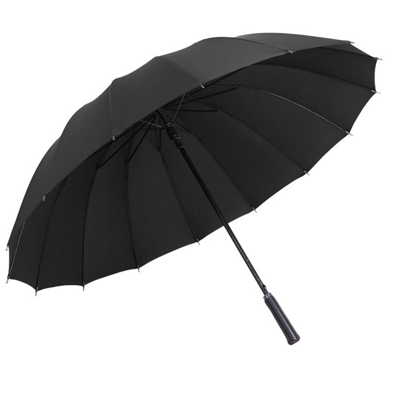 Parapluie demi-automatique pour 1 à 2 personnes, 16K, de luxe, coupe-vent, droit