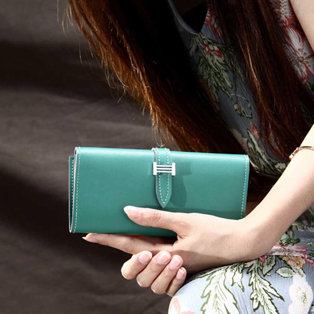 Le donne di Stile Coreano Sacchetti di Frizione Grande Capacità di Schede Multi Moda di colore Solido Lungo di Sera Del Raccoglitore Pochette Borsa Borsa Ragazza borsa