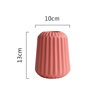 1pc vases origami en céramique pour fleurs, décoration d'intérieur, vase de table, pièce maîtresse en porcelaine, récipient pour plantation d'eau: N