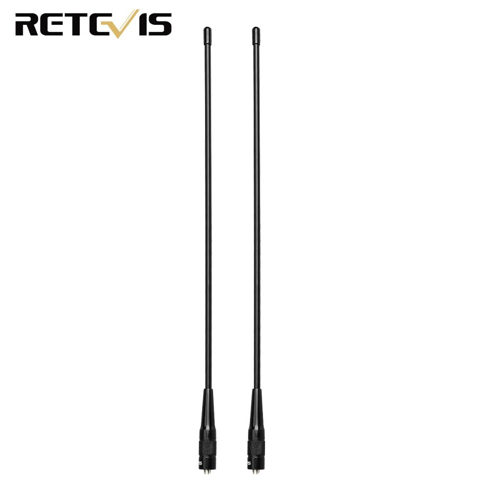 2pcs Retevis RHD-771 SMA-F Antenna For Walkie-talkie UHF/VHF For Retevis H777 Baofeng UV-5R BF-888s HYT Walkie Talkie C9030A