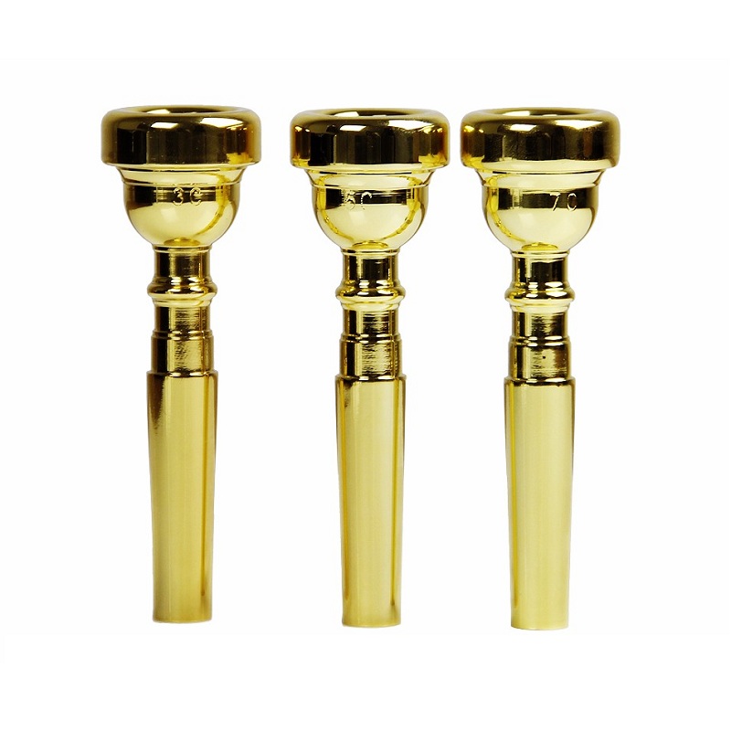 Ausgezeichnete Professionelle 3C/5C/7C Größe Mega Reiche Ton Kugel Form Trompete Mundstück Gold Silber Kupfer Legierung