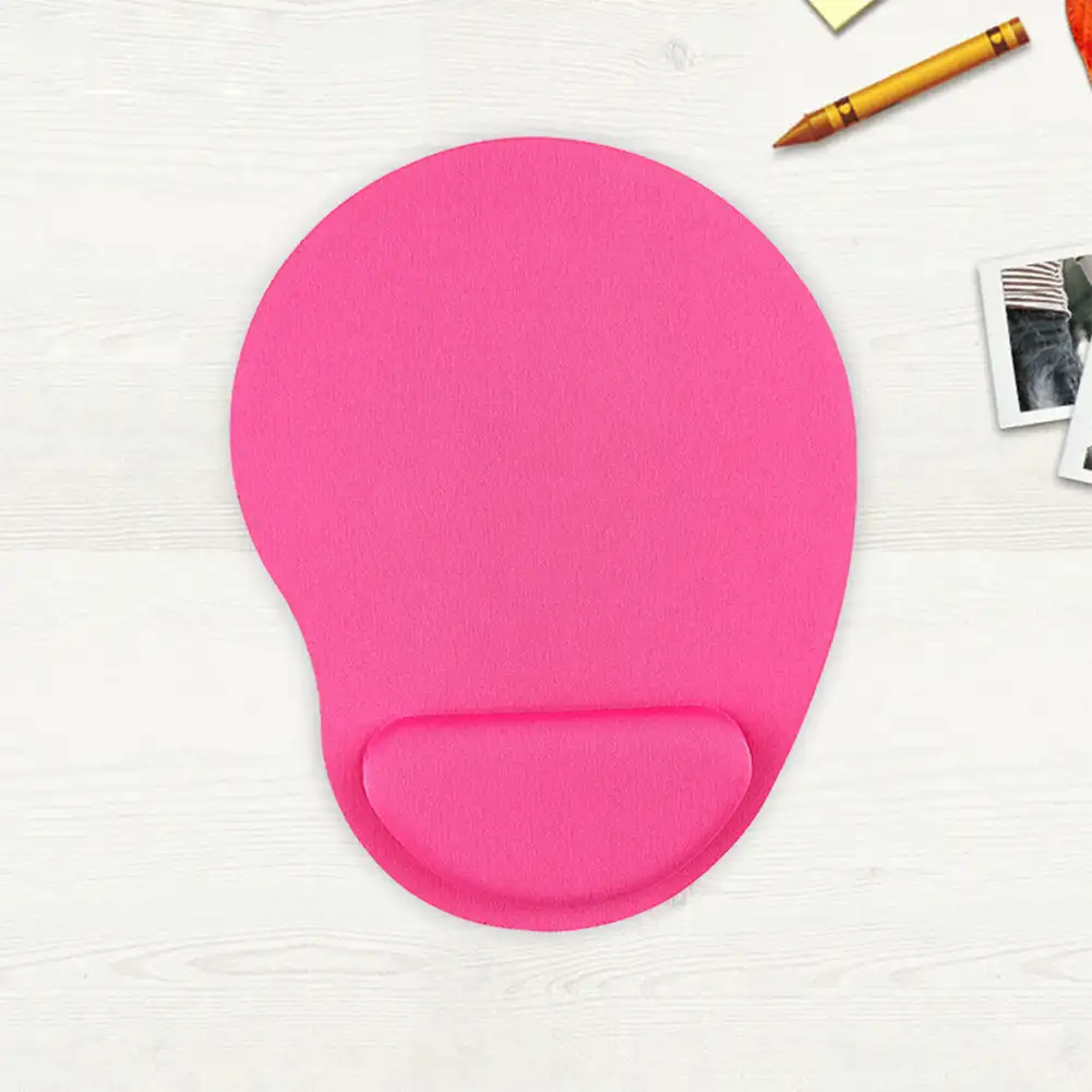 Computerspel Muismat Milieu Eva Ergonomische Muismat Polskussen Effen Kleur Comfortabele Muismatten Voor Kantooraccessoires: COFFEE