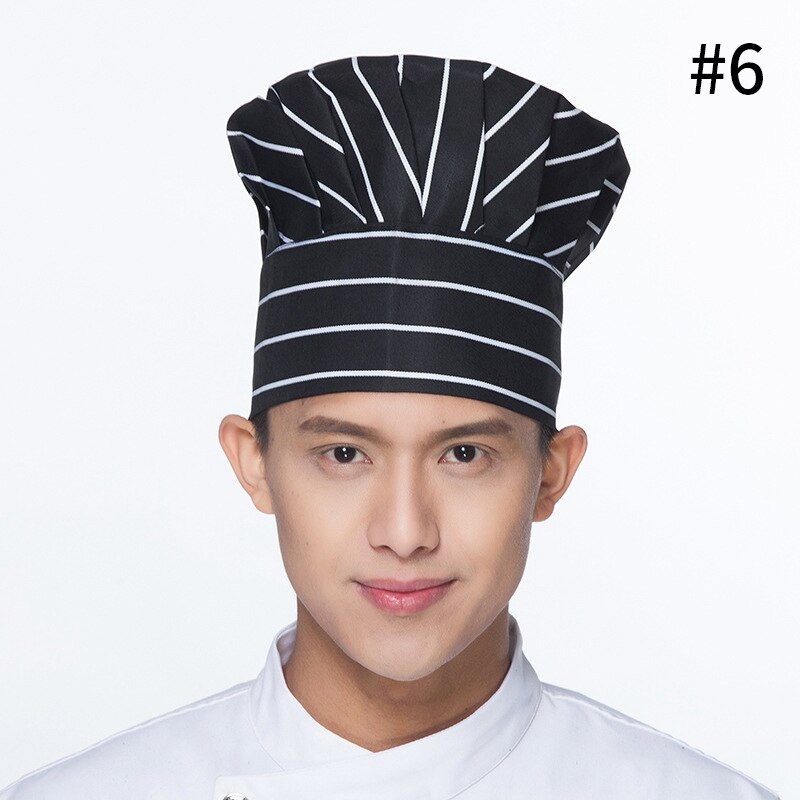 Sombreros de cocinero Chef del restaurante cocina sombreros Hotel sombreros de camarero de Cocina Barbacoa champiñones ropa de servicio de alimentos Accesorios: style6
