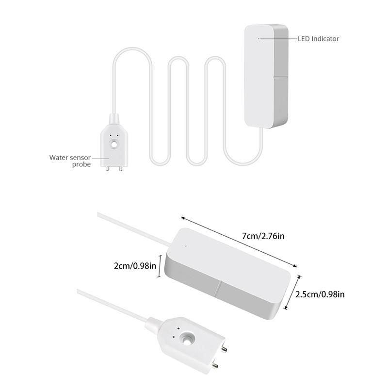 Tuya Home Alarm Water Leakage Alarm Independent WIFI Water Leak Sensor Detector Flood Alert Overflow Security Alarm System