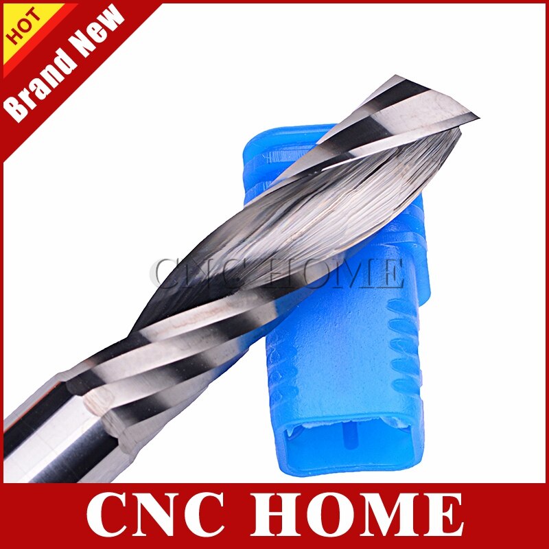 1 pc 8x42mm Vhm Frees Enkele Fluit Spiral CNC Frezen Houtbewerking Frees 8mm Schacht