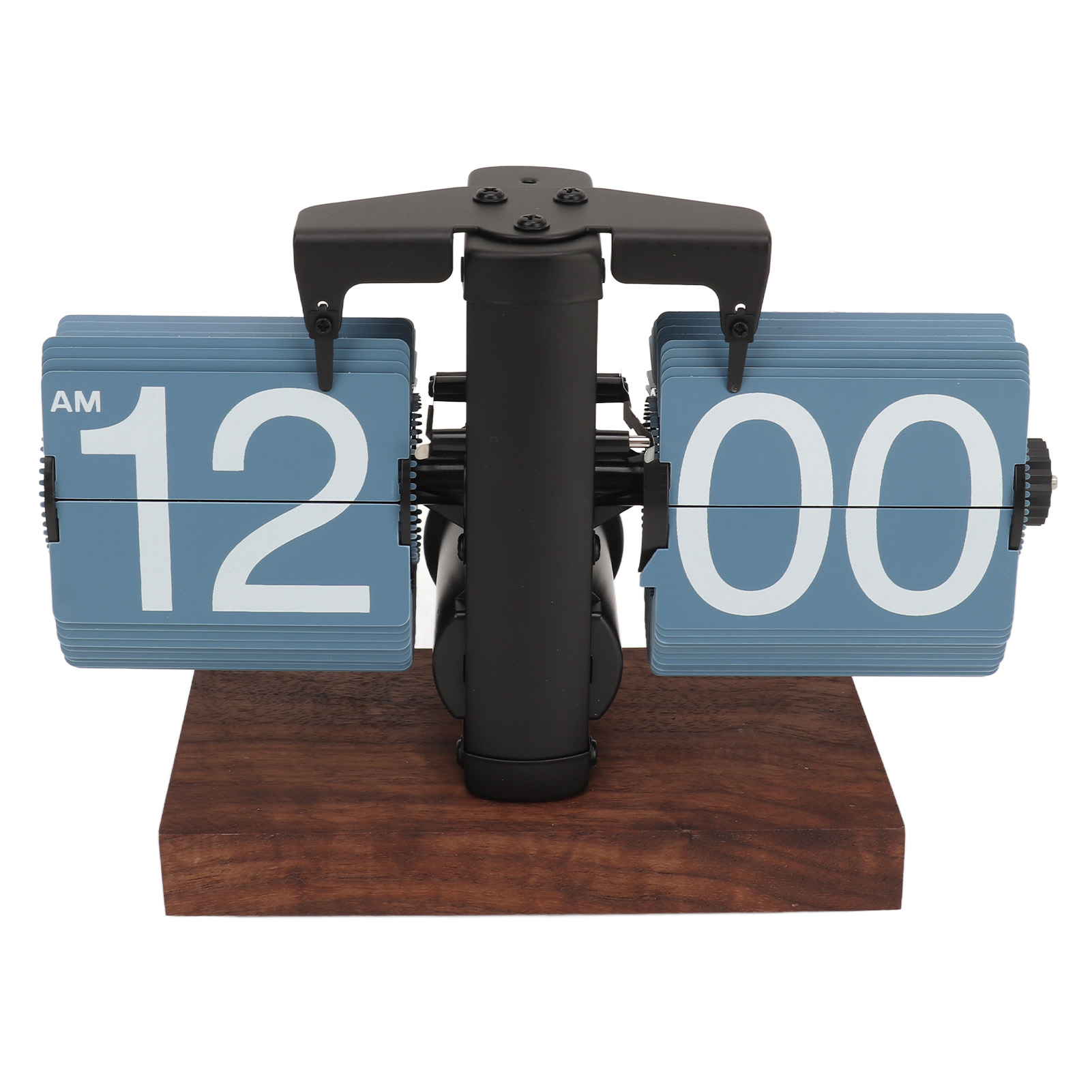 Digital flip down retro mesa ajustável tempo mecânico flip down relógio automático base suave para casa sala escritório decoração