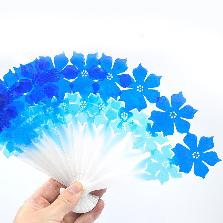 1pc- waaier siliconen mal diy handgemaakte kristallijm epoxy uv-hars mal voor het maken van sieraden