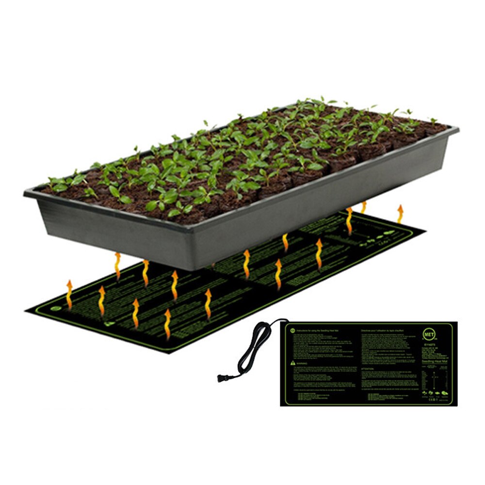 Seedling Heat Mat Plant Seed Germination Propagation Clone Starter Pad Waterproof Garden Supplies US UK EU Plug 20x10inch