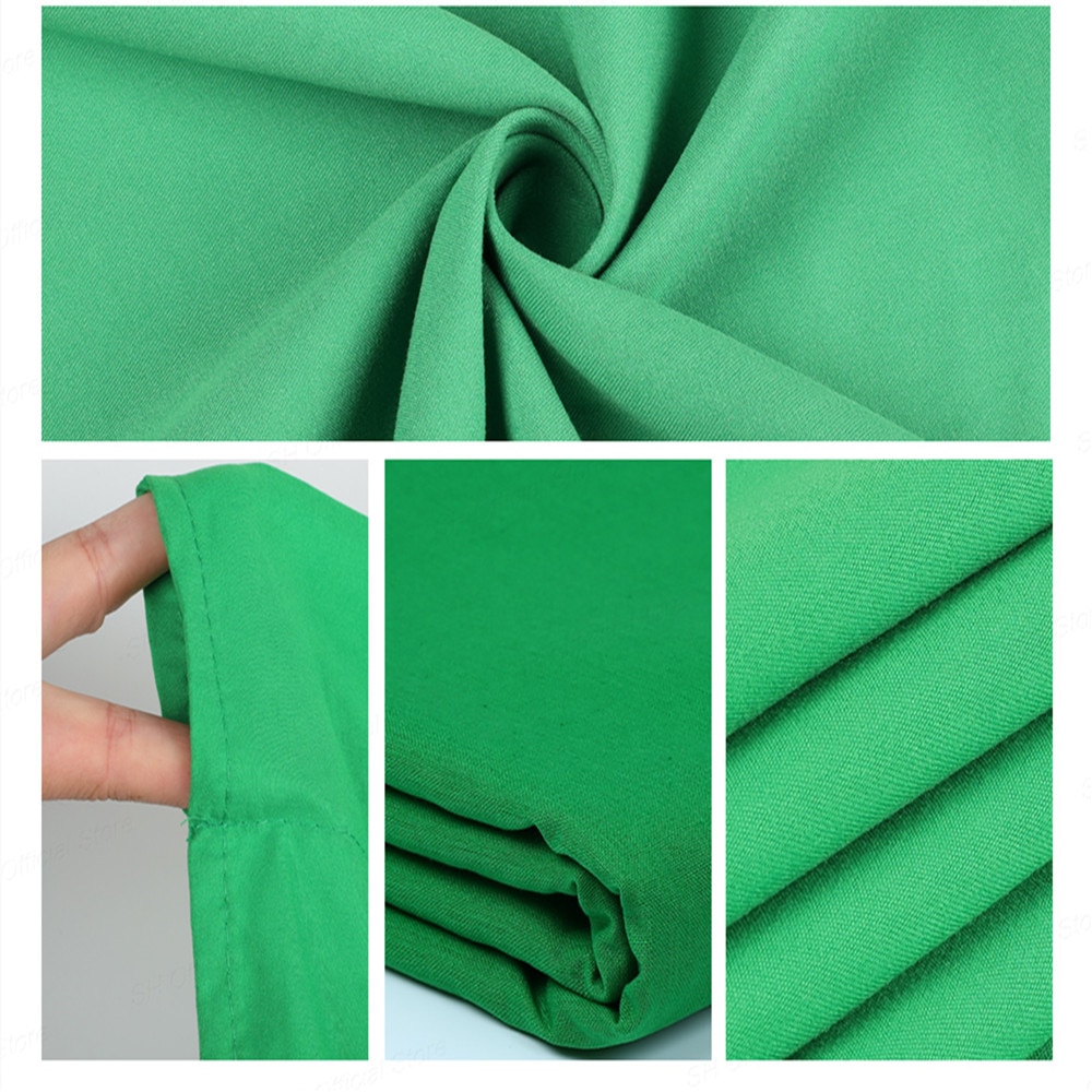Photo Photography Backdrop Collapsible Polyester Cotton Green Screen Chromakey Background Cloth For Photo Studio Video