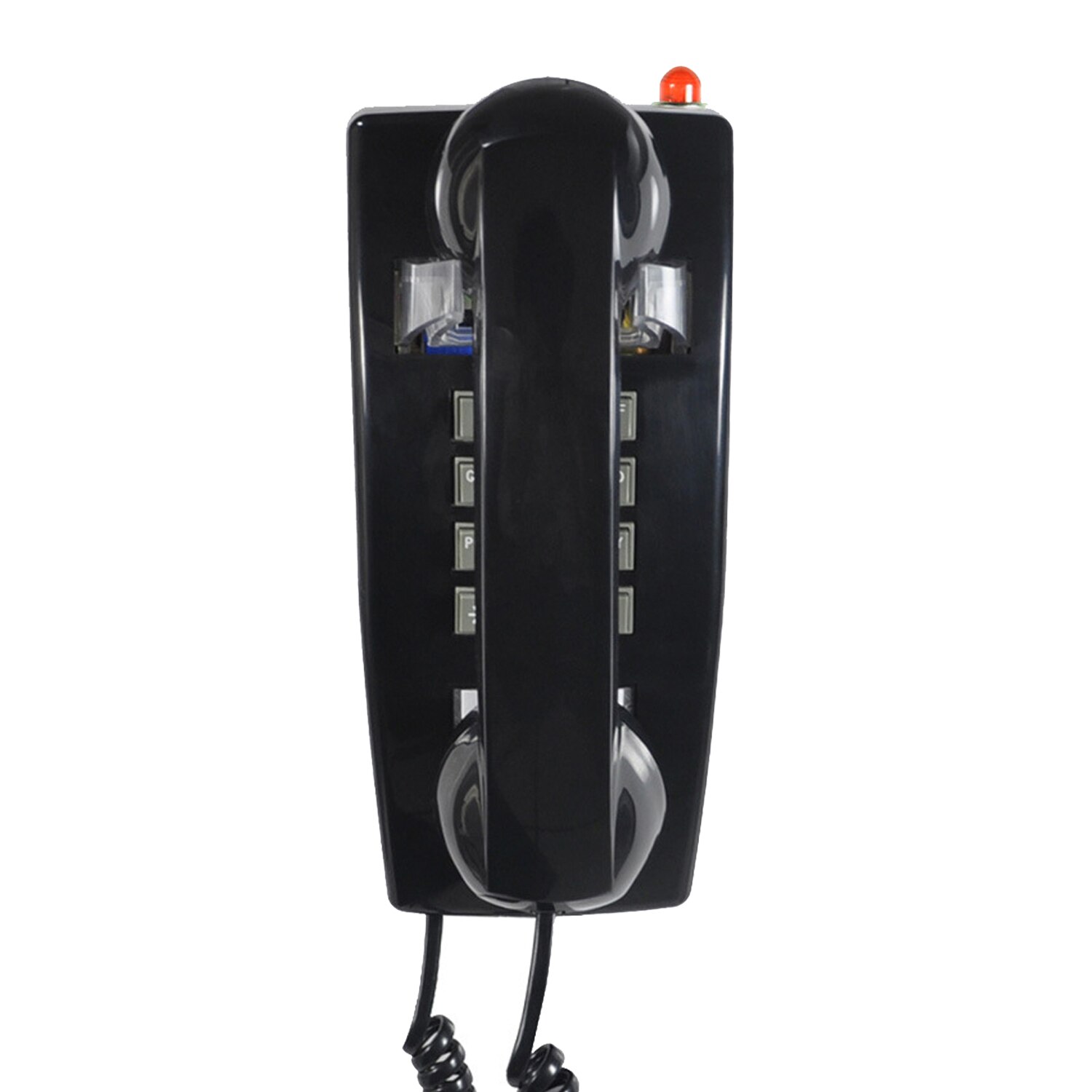 Corded Wall Phone, Analog Wall Mount Phone With Cord, Vintage Wall Mounted Telephones Landline With Loud Traditional Phone Ring: Black Telephone