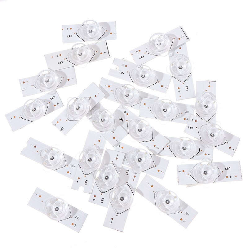 Perles de lampe de 3V 6V SMD avec le filtre optique de lentille pour l'outil de réparation de TV de LED de 32-65 pouces