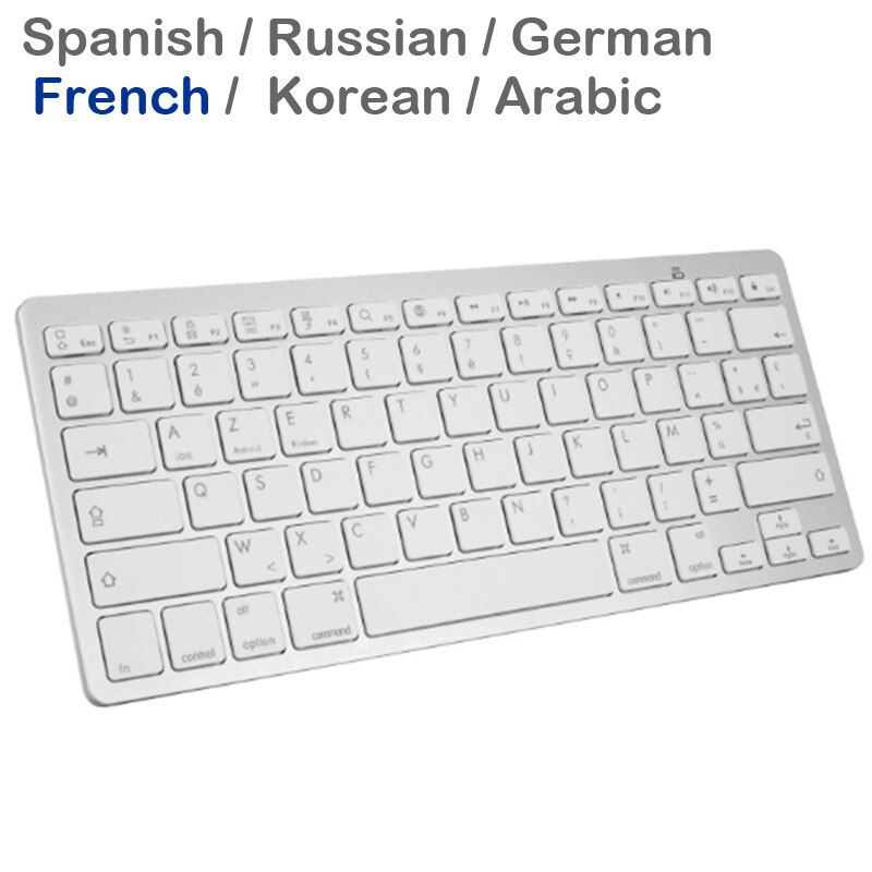 Laptop Keyboard Korean Keycap Spanish Russian German French Korean Arabic Keyboard BT Swap