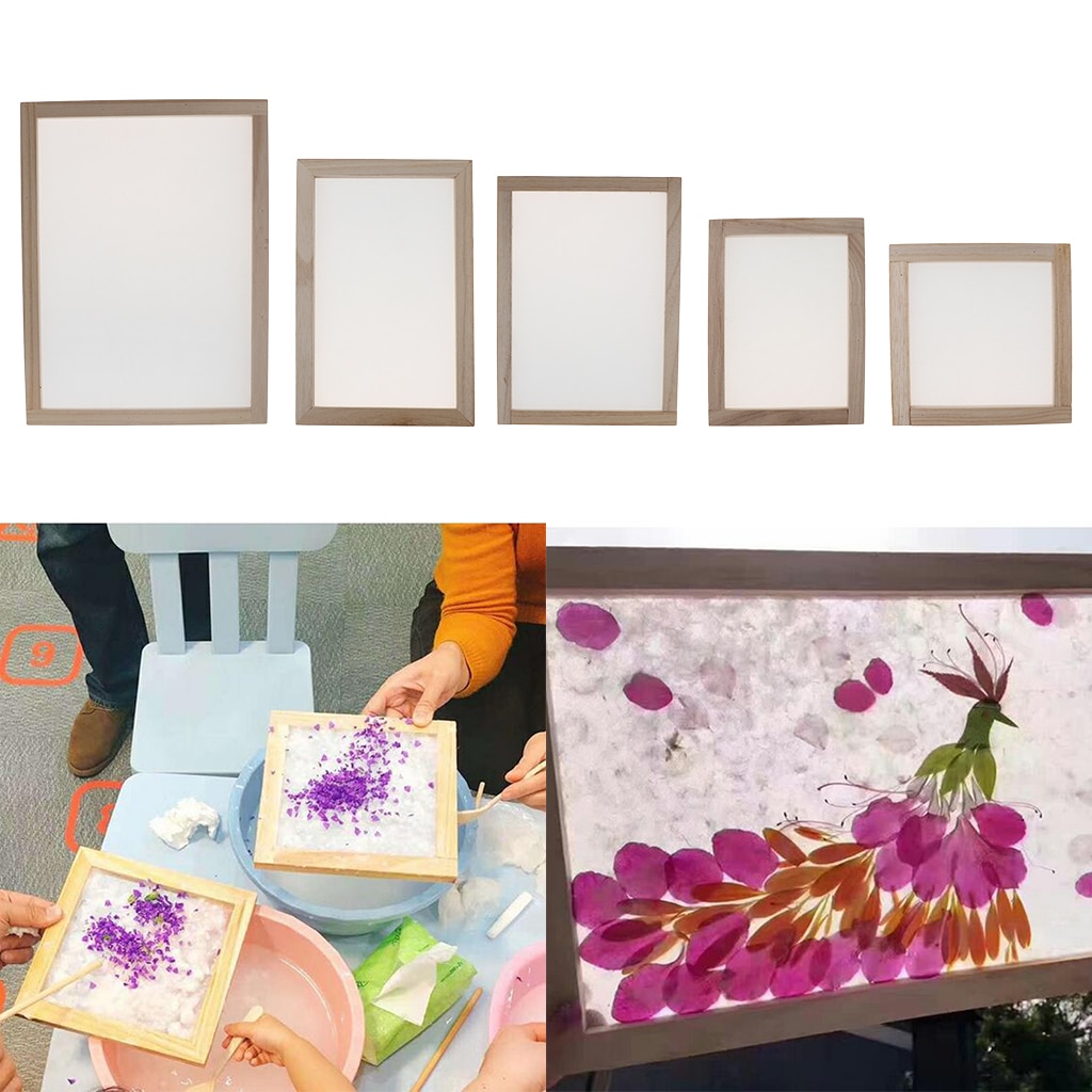 Papier Maken Frame Scherm Handgemaakte Papier Tool Arts Maken Handcraft Papier Maken Kids Kinderen Diy Papier Ambachtelijke Supply