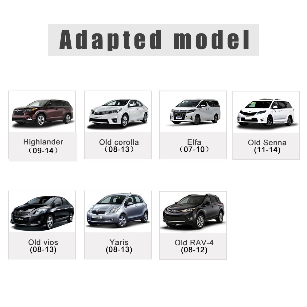 For Toyota Car Tire Pressure Monitoring System TPMS Monitor Door Automatic Lock OBD Real Time Display Pressure Value Tire TEMP