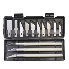 13Pcs/set Woodworking Carving Knife Precision Wood Cutter Knifes Set Sculpture Engrave Sharp Metal Scalpel Woodcarve Blades