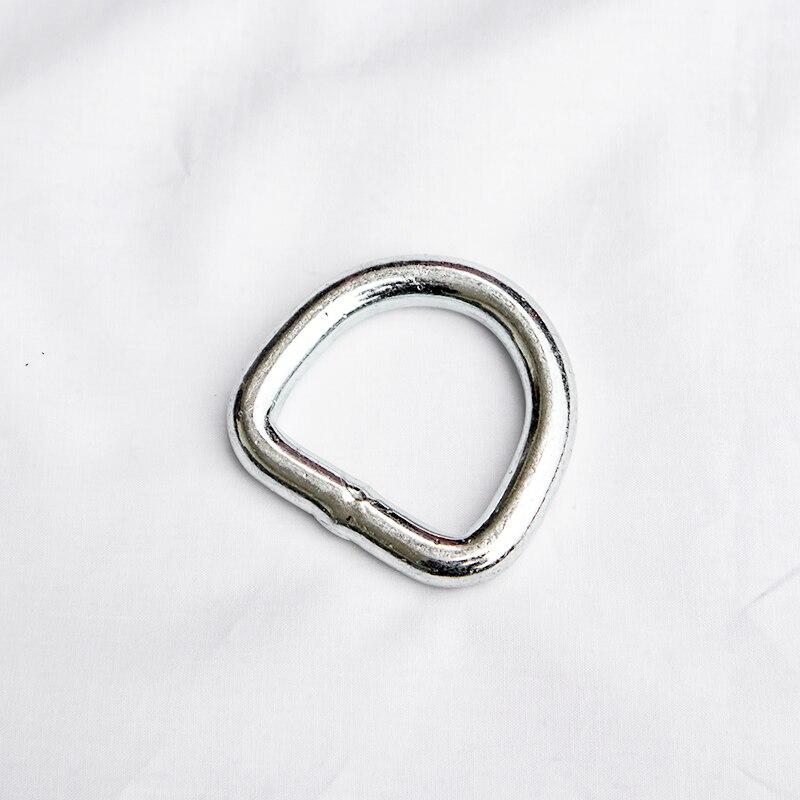 3/8" Steel D Ring & Plate Cargo Tie-Down Anchors with Bolt-on Mounting for ATV Trailer Truck 6000lbs