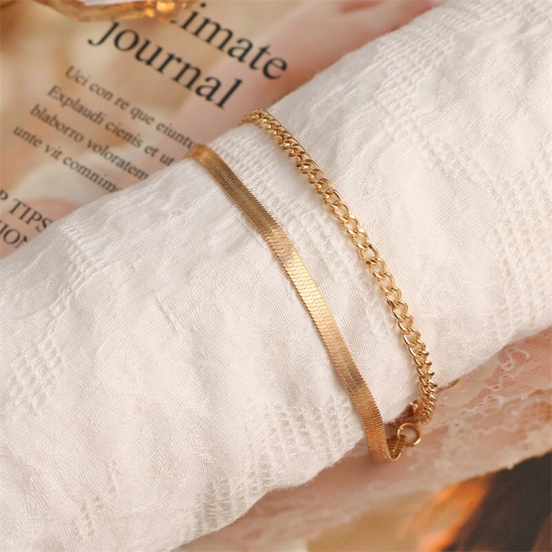 Bracelets de cheville pour femmes, accessoire de pied, sandales de plage, pieds nus, sur la jambe, pour femmes