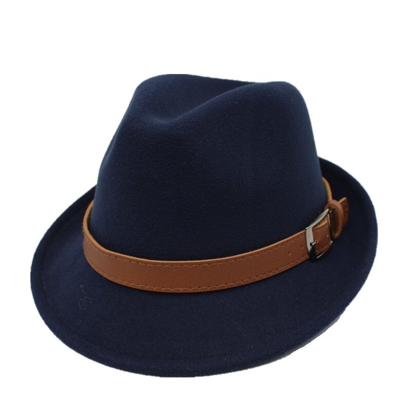 Ozyc bred skygge mænd fedora hatte jazz kasketter flad top hat gorras casquette uld kort stil hat chapeu
