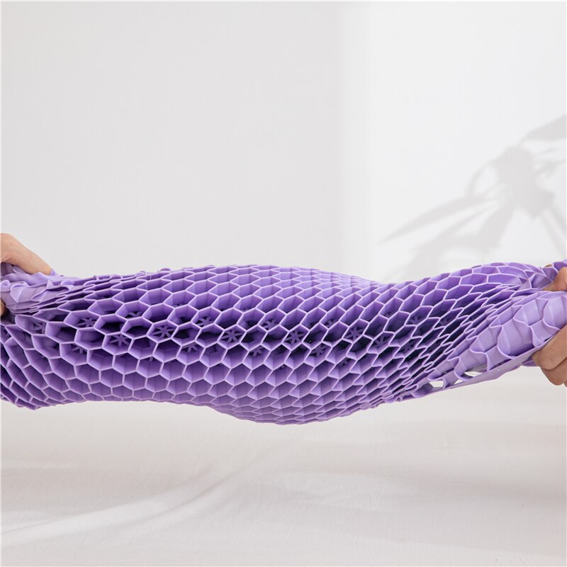 No Pressure Pillow TPE Pectin Pillow Neck Pillow Gel Black Technology Pillow No Pressure Purple Waxy Neck Honeycomb Pillows