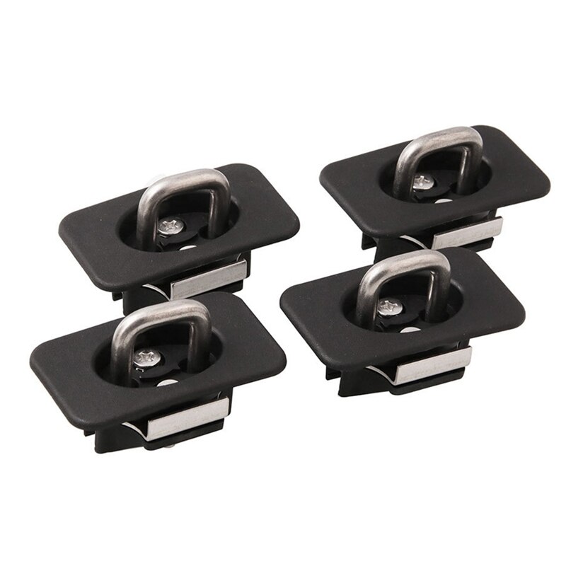 4 Uds atar anclas 3000 LBS retráctil cama del camión parte superior D anillo para Ford F-150 F150 1998 de 15074252