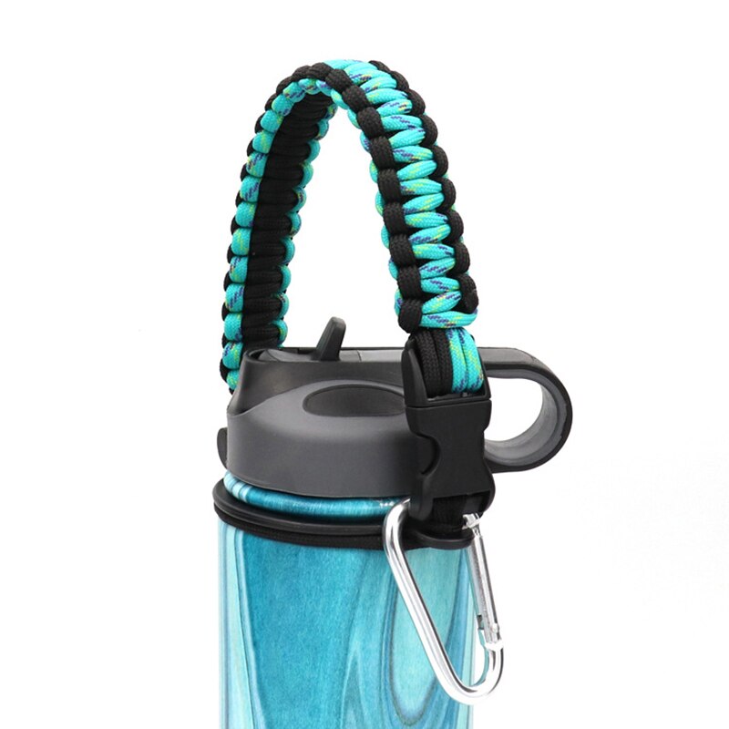 Correas de seguridad para botellas de termo, 1 x paracord, boca ancha