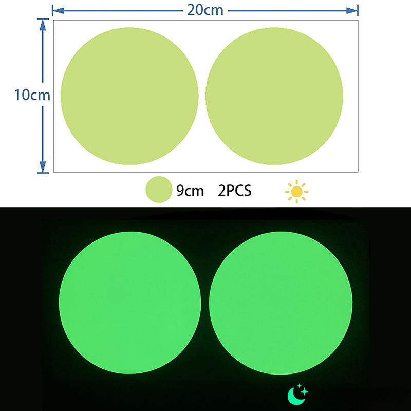 Pegatinas de pared de puntos luminosos fluorescentes para el hogar, pegatinas decorativas autoadhesivas para pared de habitación de niños, bricolaje, brillan en la oscuridad