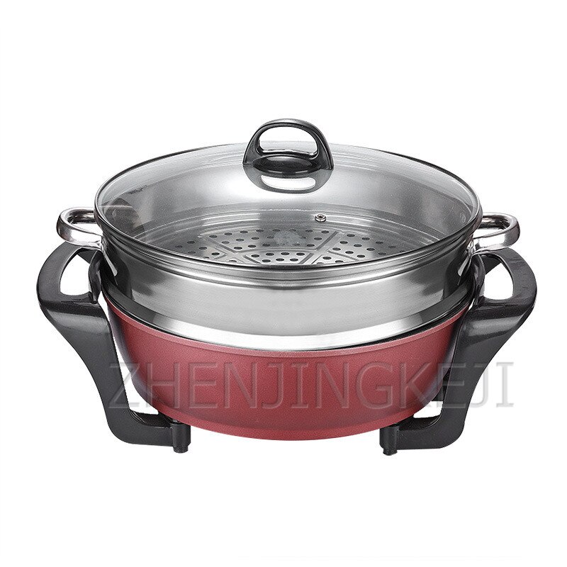 Multifunction Electric Cooker Cooking And Frying Pan Home Portable High Power 1500W Electric Pot Kitchen Cooking Appliances