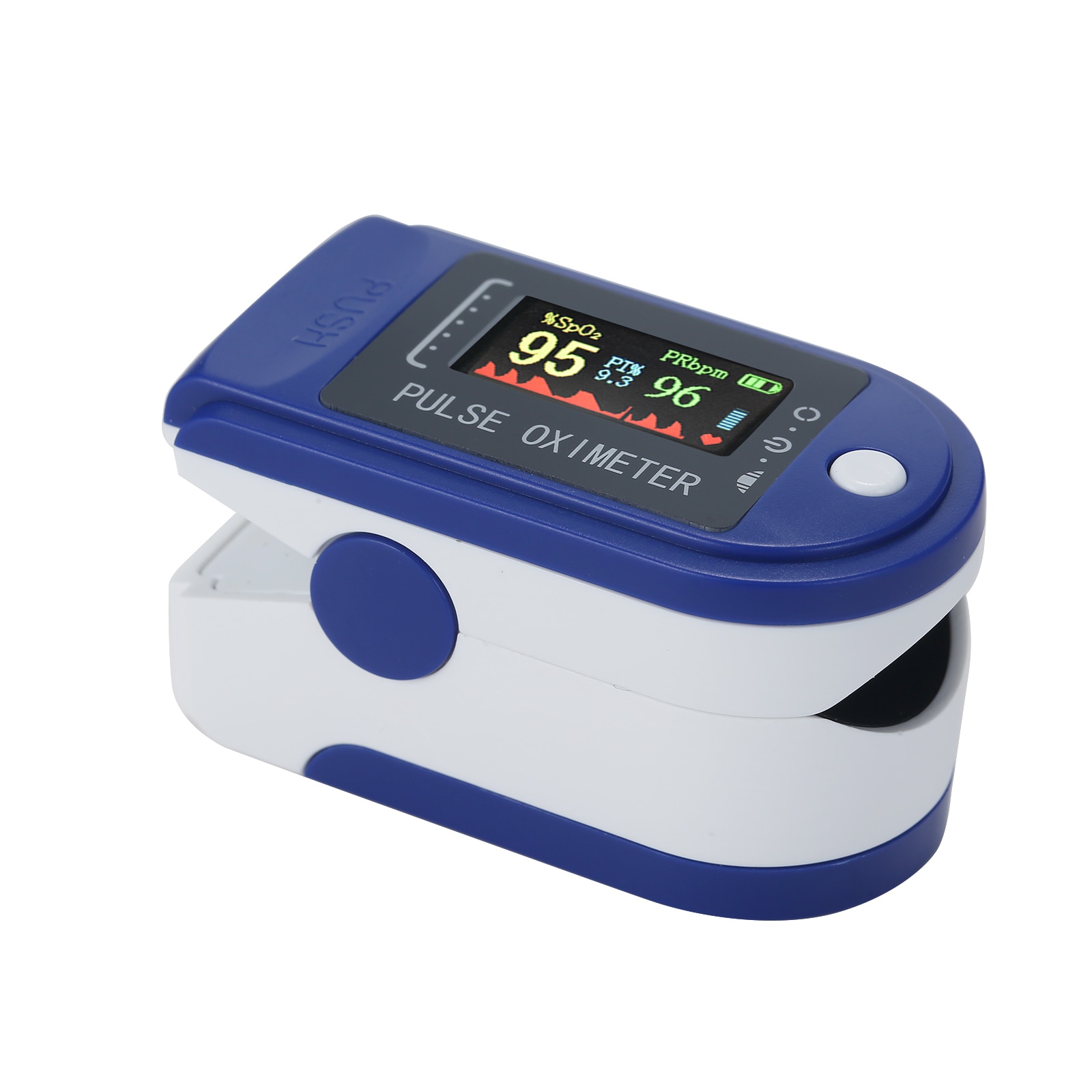 Finger Oximeter Digital Fingertip Pulse Oximeter Blood Oxygen Saturation Meter Finger SPO2 PR Heart Rate Monitor Health Care
