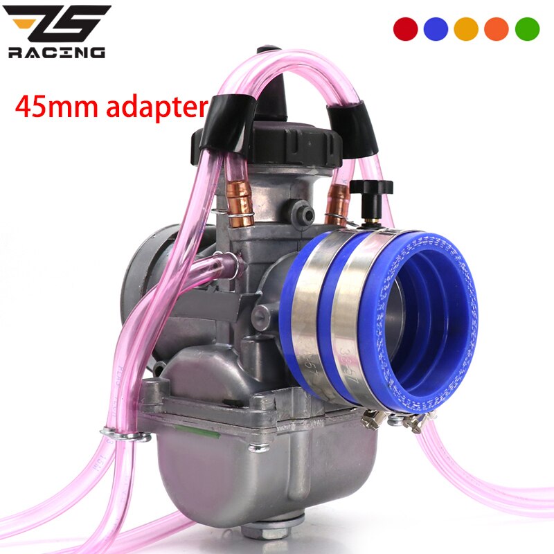 Zs Racing 45Mm Carburateur Rubber Adapter Inlaatspruitstuk Voor Keihin Pwk 34Mm 36Mm 38Mm 40Mm 42Mm Carb