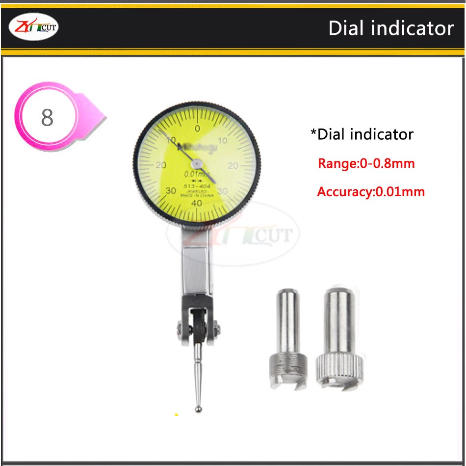 Dial test indikator måler universal magnetisk baseholder stativ skala skala præcision indikatorer center finder måleværktøj