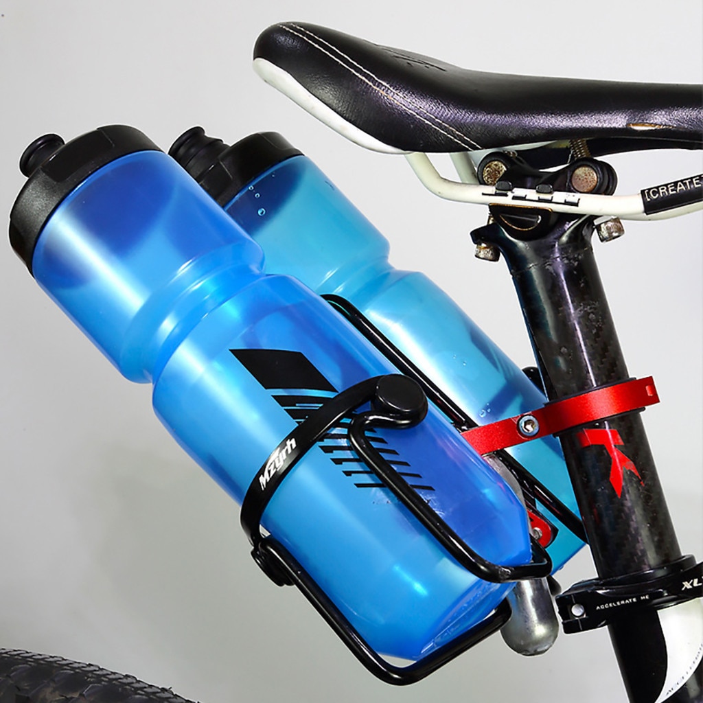 Cykel cykel mtb vand dobbelt flaske klip burholder klemme styr beslag monteret sadelpind styr styret forgaffel ramme rør