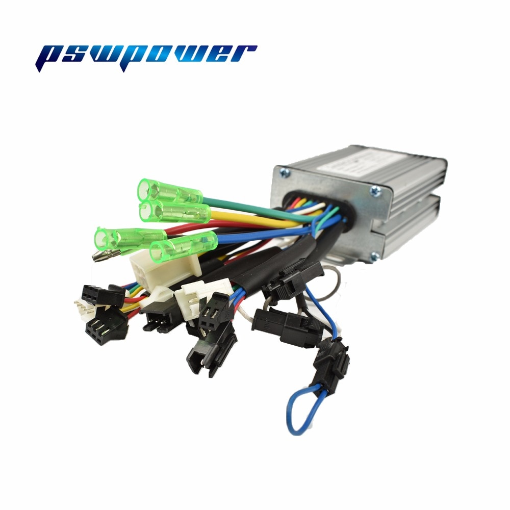 36V/48V 350W Brushless DC Sine Wave Controller ebike Electric Bicycle Hub Motor Controller with right output