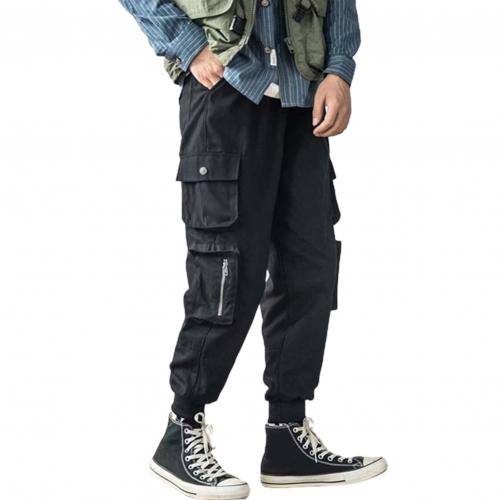 saferido starboy outfit Ins American Overalls Men's and Women's High Street Design Drawstring Loose Ankle-Tied Wide-Leg Casual Trousers