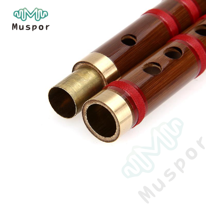 Instrumento Musical chino tradicional hecho a mano Dizi flauta de bambú en C D E F G tono clave