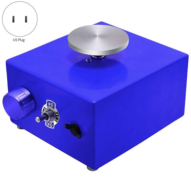 Keramikhjulsmaskin metallisk skivspelare keramisk tillverkande maskin med diy lera verktyg, us plug