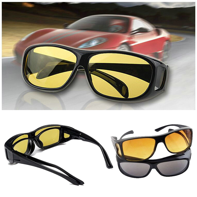 Auton aurinkolasit pimeänäkö ajolasit yöajolasit unisex uv-suoja aurinkolasit sisustustarvikkeet