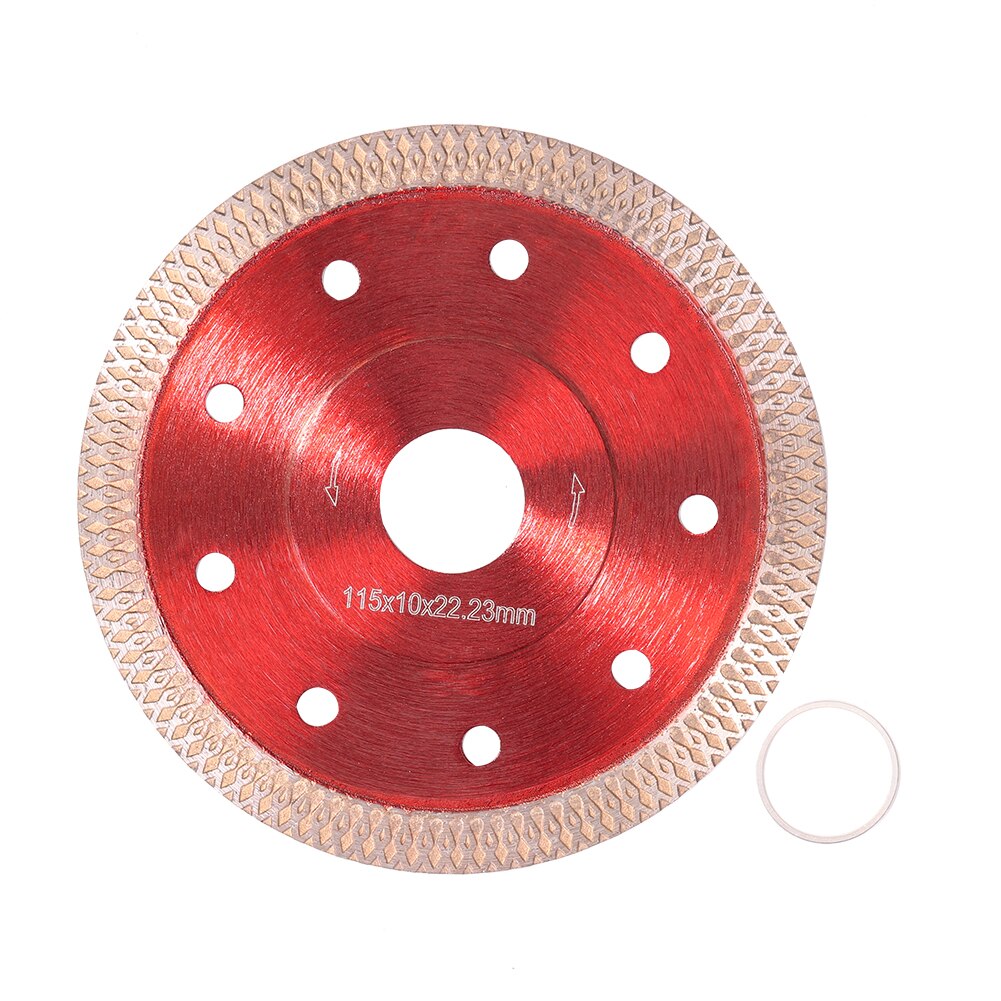 105/115/125Mm Diamant Zaagbladen Snijden Hout Zaag Wiel Schijf Multitool Cutter Haakse Slijper Voor Tegel keramische Graniet Marmer: red 115mm